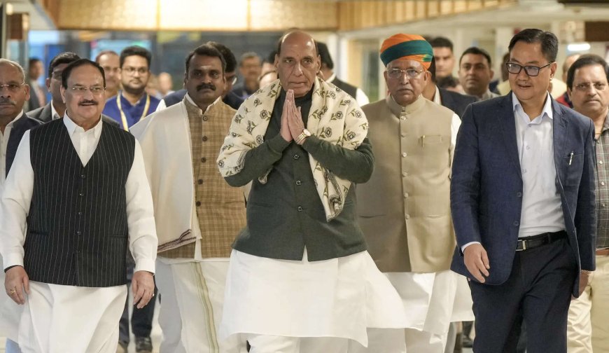 BJP brass meets in Parl, likely on next party chief