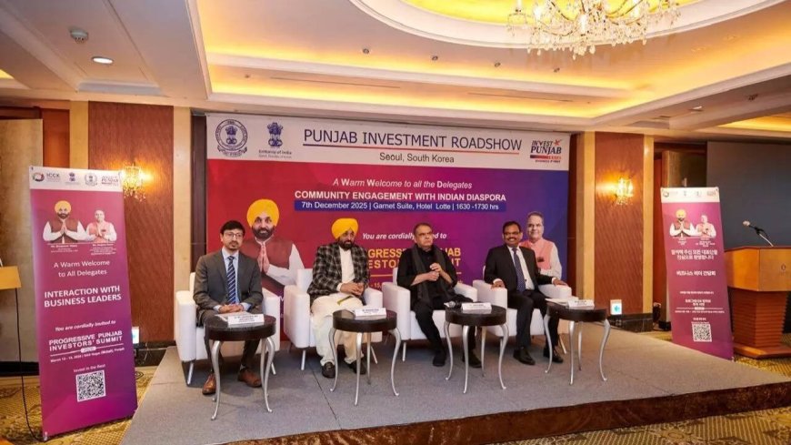 Mann urges Punjabi diaspora in Seoul to help attract Korean investments to Punjab