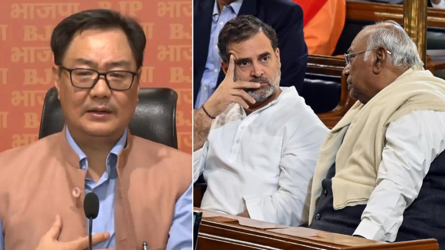 'NDA never talked of killing anyone': Kiren Rijiju slams Rahul Gandhi over anti-PM Modi slogans at Congress rally; seeks apology