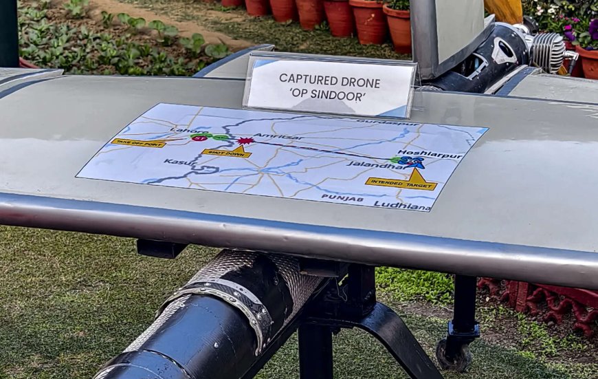 Army displays Turkish drone used by Pak during Op Sindoor; launched from Lahore, bound for Jalandhar - watch