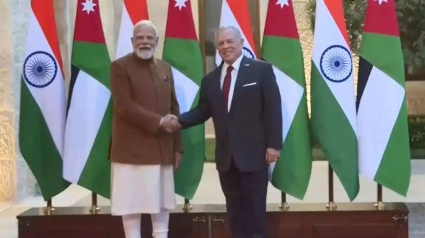 Jordan visit: PM Modi meets King Abdullah II in Amman; discusses Gaza, counter-terrorism