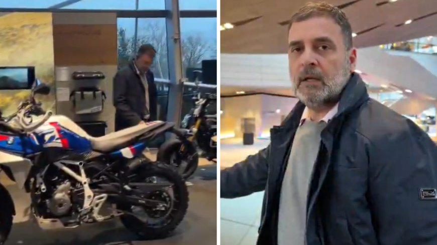 'Our manufacturing is declining': Rahul Gandhi visits BMW factory in Munich, takes guided tour - watch