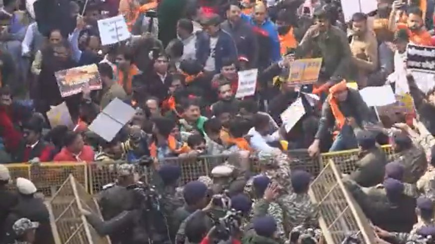 Hindu man killed in Bangladesh: Major showdown in Delhi; protesters break barricades, clash with cops