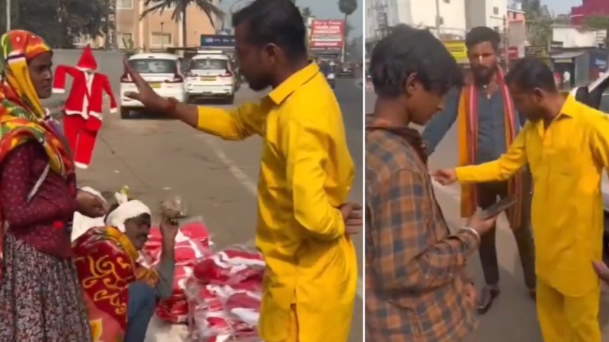 'Yeh Hindu rashtra hai': Santa hat sellers on road harassed in Odisha; told they can't sell Christmas items in 'land of Jagannath' — watch