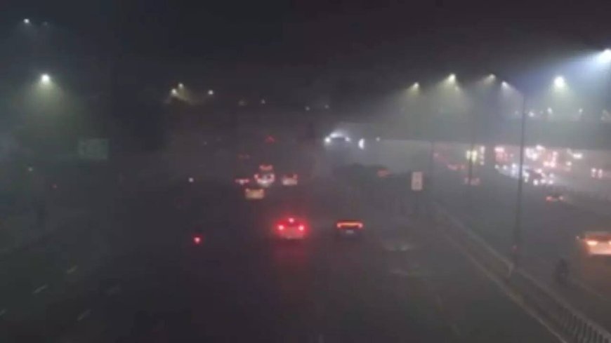 Dense smog engulfs Delhi-NCR: IMD issues orange alert; visuals show almost zero visibility