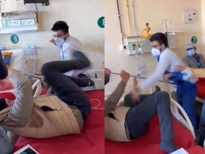 Assault row: Sacked Himachal doctor, patient patch up with a hug