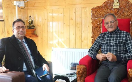 Ladakh's new chief secy Ashish Kundra vows peace