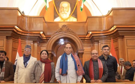 Delhi CM Rekha Gupta unveils 'Bharat Ratna' Atal Bihari Vajpayee, Madan Mohan Malaviya portraits in Assembly