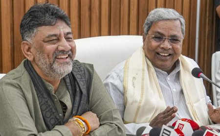 ‘Good luck’: Siddaramaiah confident of full 5-year term; Shivakumar extends wishes