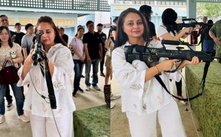 With gun in hand, Lalu's daughter Rohini Acharya warns 'enemies'