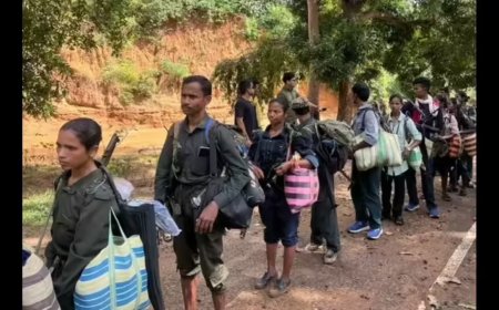 63 Maoists surrender in Chhattisgarh's Dantewada