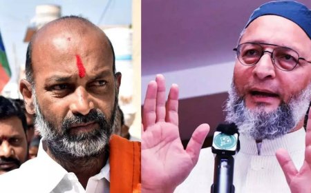 'Slogans don't hide zero representation': Union minister Bandi Sanjay on Owaisi's 'burqa-clad PM' remark; hits back at AIMIM chief