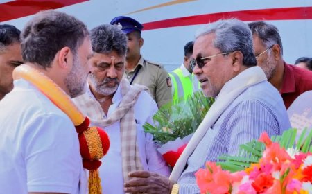 Troubleshooter Rahul? Siddaramaiah, Shivakumar meet Cong leader; Karnataka power struggle continues
