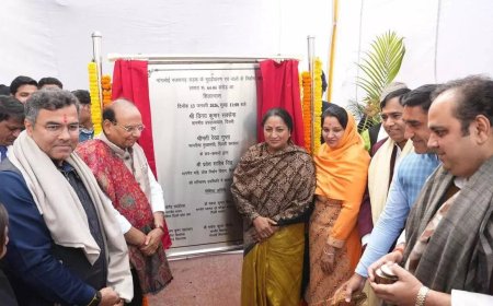CM Gupta lays foundation of Nangloi-Najafgarh road revamp project to decongest West Delhi