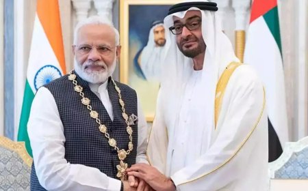 UAE president to be in India today
