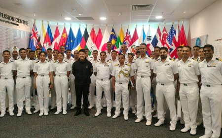 Navy's squadron in Singapore on training deployment