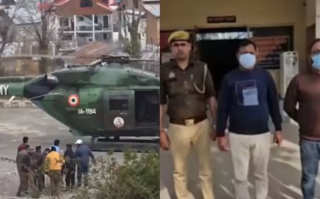 Evening news wrap: 10 Army personnel killed as vehicle plunges into gorge in J&amp;K; two more builders arrested over Noida techie's death &amp; more