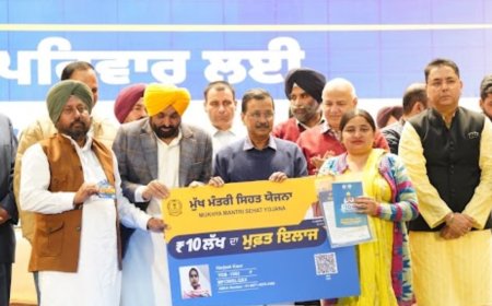 Punjab: Kejriwal, Mann roll out 'Mukh Mantri Sehat Yojna'; free cashless treatment up to Rs 10 lakh
