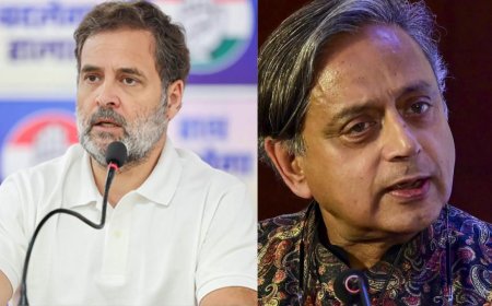 Upset over Rahul 'snub', Tharoor skips poll meet with Cong brass, goes for lit fest instead