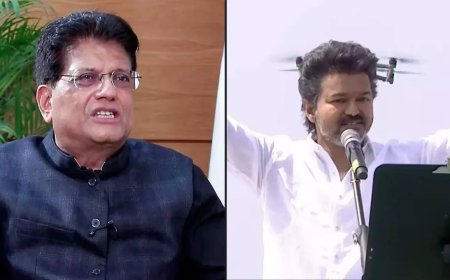 'Film stars come and go': Piyush Goyal plays down actor Vijay’s impact on Tamil Nadu polls