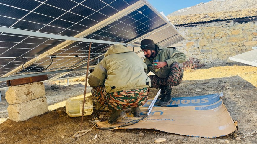 To boost civilian ties in border areas, Army sets up solar plant in Sikkim, water facility in Arunachal