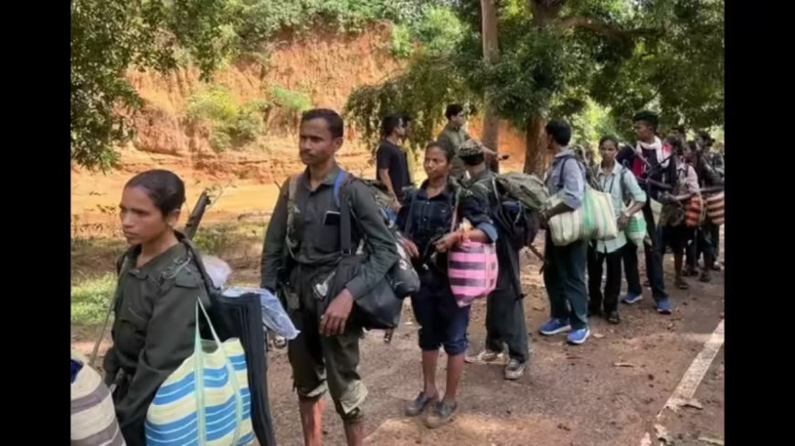 63 Maoists surrender in Chhattisgarh's Dantewada