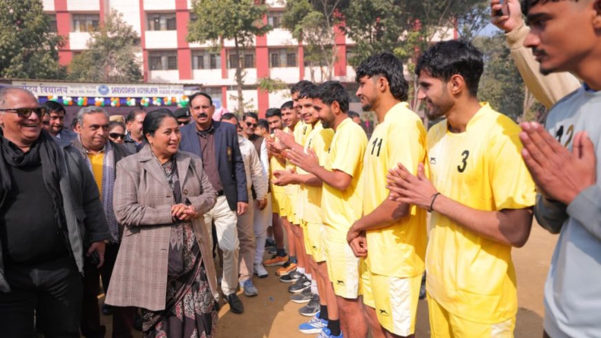 Delhi CM Rekha Gupta inaugurates the 47th National Junior Boys Handball Championship