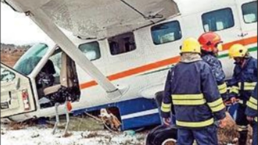 Tyres absorbed shock, saved Cessna from fire