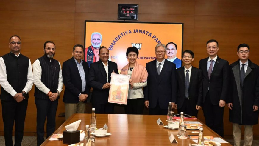 Border to trade, BJP raises key points with Chinese delegation