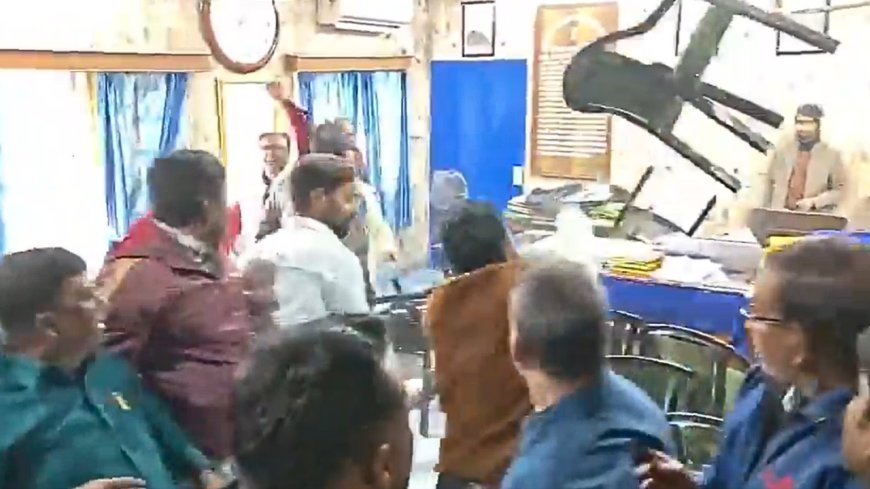 BDO office vandalised in Murshidabad: BJP blames TMC's Manirul, Mamata for 'instigation'; FIR registered, 2 held