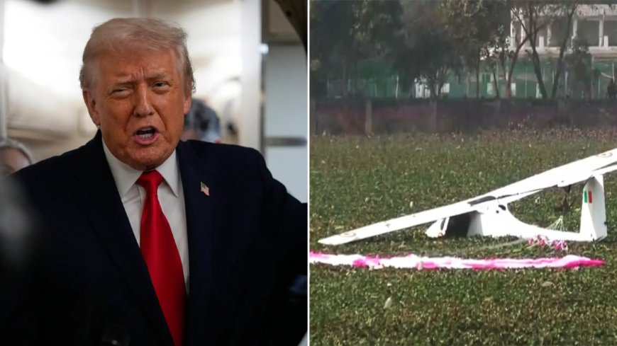 Evening news wrap: Trump lands in Switzerland ahead of Davos address; IAF aircraft makes 'forced landing' in UP, and more