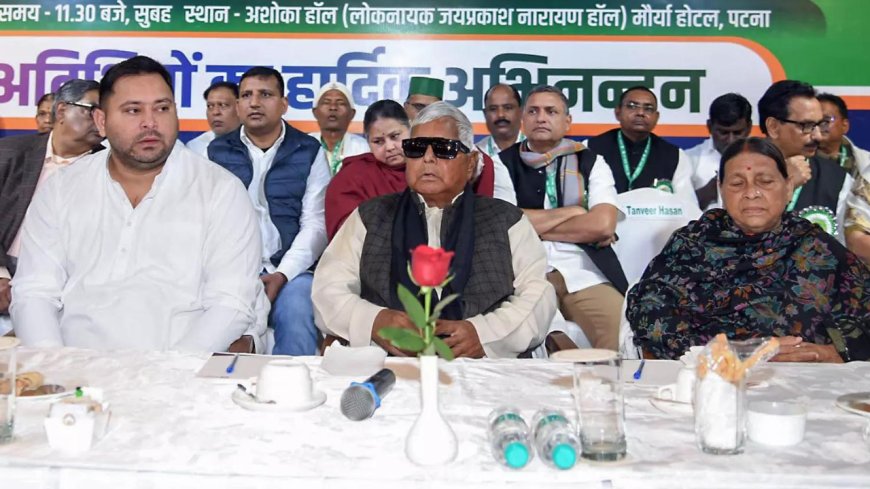 Lalu in back seat, Tejashwi is RJD's working president