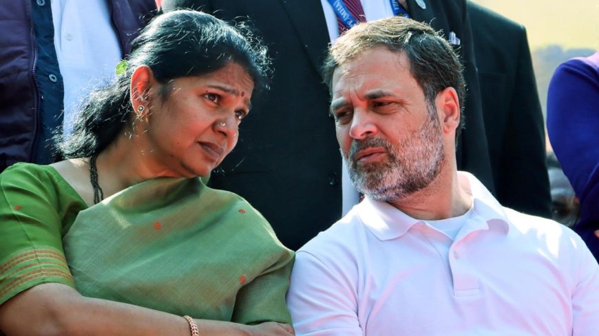 'Emphasis on respect for Congress': Rahul Gandhi, DMK's Kanimozhi meet ahead of Tamil Nadu polls; no breakthrough on seat-sharing