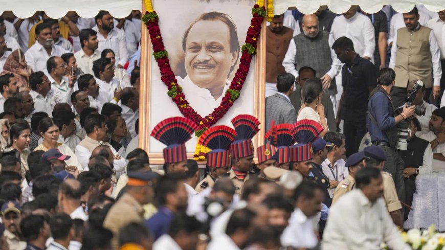 'Ajit dada amar rahe': Ajit Pawar cremated with state honours in Baramati; thousands pay last respects