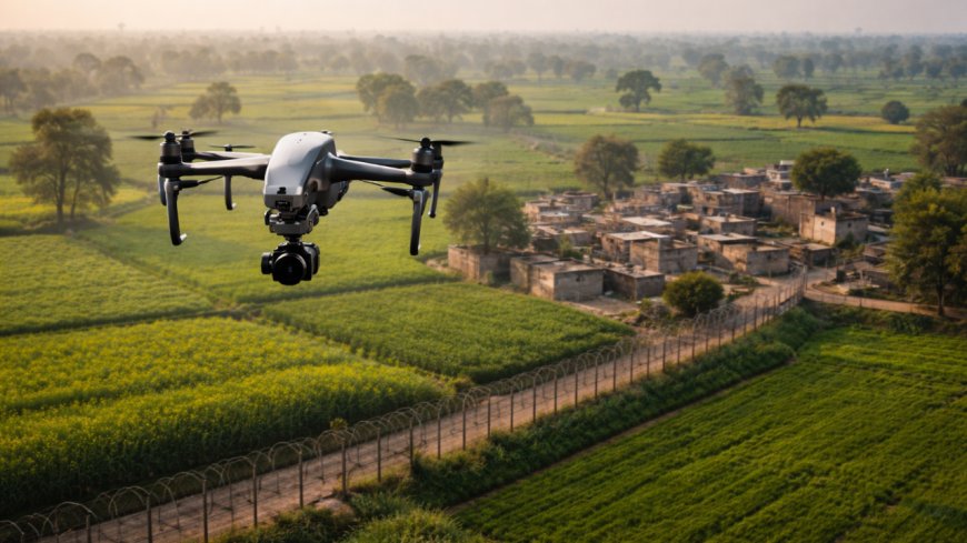 J&amp;K: Suspected Pakistan drone enters Indian airspace in Samba