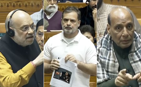 Rahul Gandhi vs Amit Shah, Rajnath Singh: Parliament showdown over ex-Army chief Naravane memoir — how it unfolded