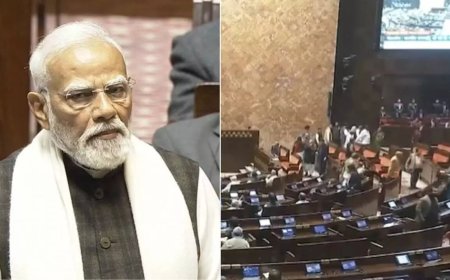 Evening news wrap: Modi attacks opposition in Rajya Sabha as MPs stage walkout; LS Speaker says he asked PM to skip House &amp; more