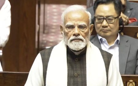 'Kharge can sit and shout slogans': PM Modi's dig at opposition leaders protesting in Rajya Sabha