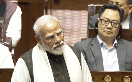 Infiltrators, Congress and a jibe at Kharge: Top quotes from PM Modi's reply to motion of thanks in Rajya Sabha