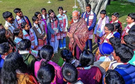 'When told I'm 75, I said 25 yrs left': PM Modi tells students to focus on future