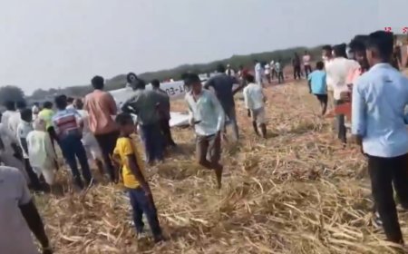 Private aircraft crashes in Karnataka: Two injured after plane goes down