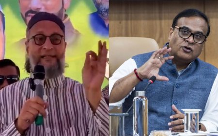 Himanta's 'point-bank' video row: Owaisi files police compaint against Assam CM, calls it 'genocidal hate speech'