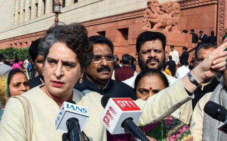 'Didn't abuse anyone': Priyanka Gandhi rejects Rijiju's claim of Congress MPs misbehaving with Speaker