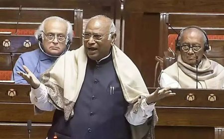 Restore expunged parts of speech, says Kharge; RS chair rejects call