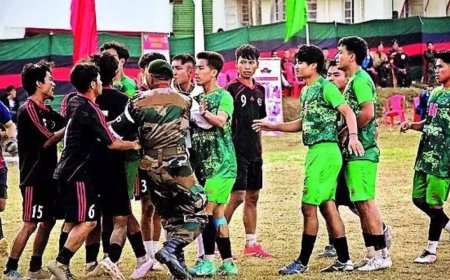 Divided by conflict, Meiteis and Kukis unite on a football field