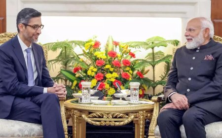 India AI Impact Summit: PM Modi meets Google CEO Sundar Pichai