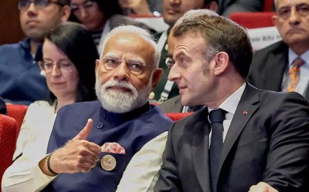 ‘Thank you India!’: French President Macron shares highlights of his three-day visit