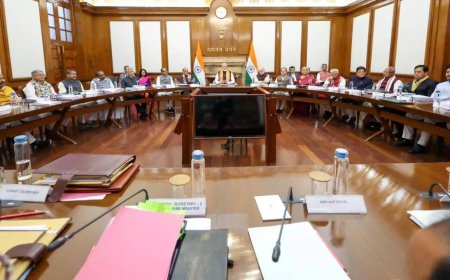 PM chairs 1st Cabinet meeting at Seva Teerth, pushes for reforms