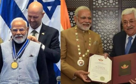 Divided Israeli parties unite to welcome PM Modi