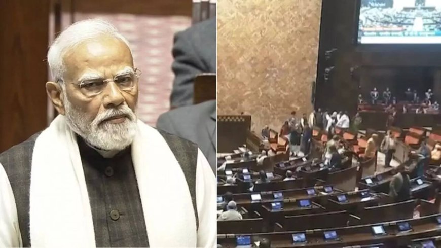 Evening news wrap: Modi attacks opposition in Rajya Sabha as MPs stage walkout; LS Speaker says he asked PM to skip House &amp; more